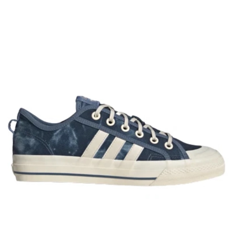 Adidas Men’s Nizza RF Crew Navy Wonder White Sneakers.